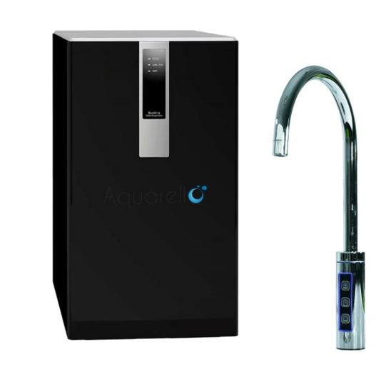 FLOW3 - Undercounter 3-Way Tap Filtered Cold, Hot & Carbonated Water with 2 Filters